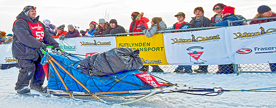Olaf Thurau (c) Alistair Maitland - Yukon Quest - Copyright Yukon Quest International