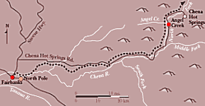 Yukon Quest Trail-Route