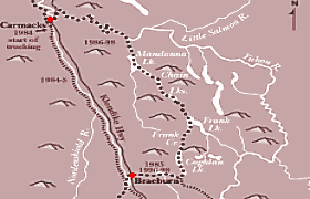 Yukon Quest Trail-Route