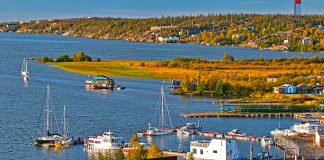 Zukünftiges Yukon Quest von Whitehorse nach Yellowknife? Yellowknife (c) NWTT