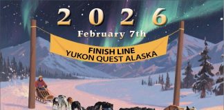 Yukon Quest Alaska mit 750 Meilen Rennen 2026 Yukon Quest Alaska Poster 2026 (c) Yukon Quest Alaska